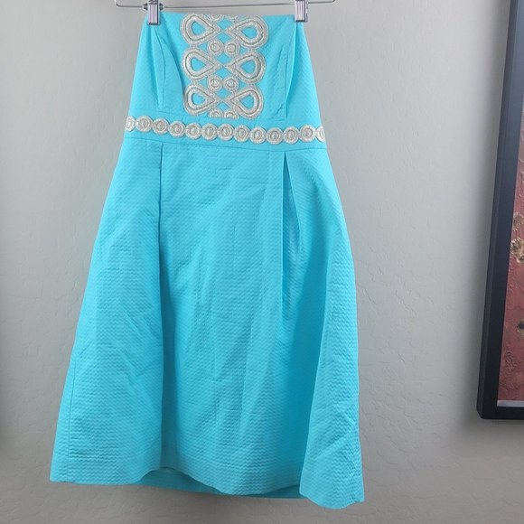 Lilly Pulitzer Betsey Wave Jacquard Dress - Picture 2 of 10